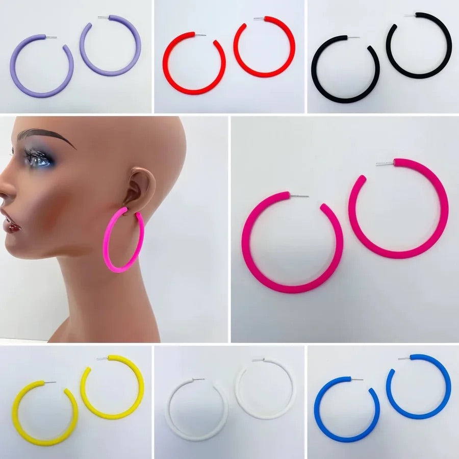 Crystal Hoops