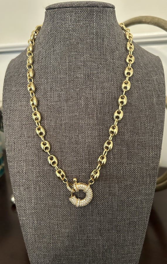 Gold Circle Chain Eason2