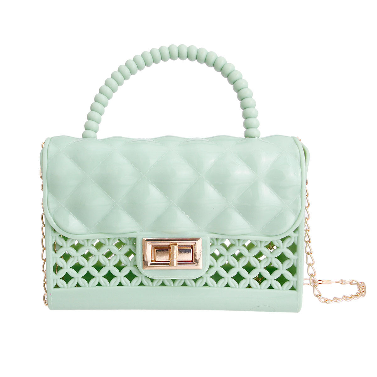 Mint Jelly Top Handle Mini Crossbody