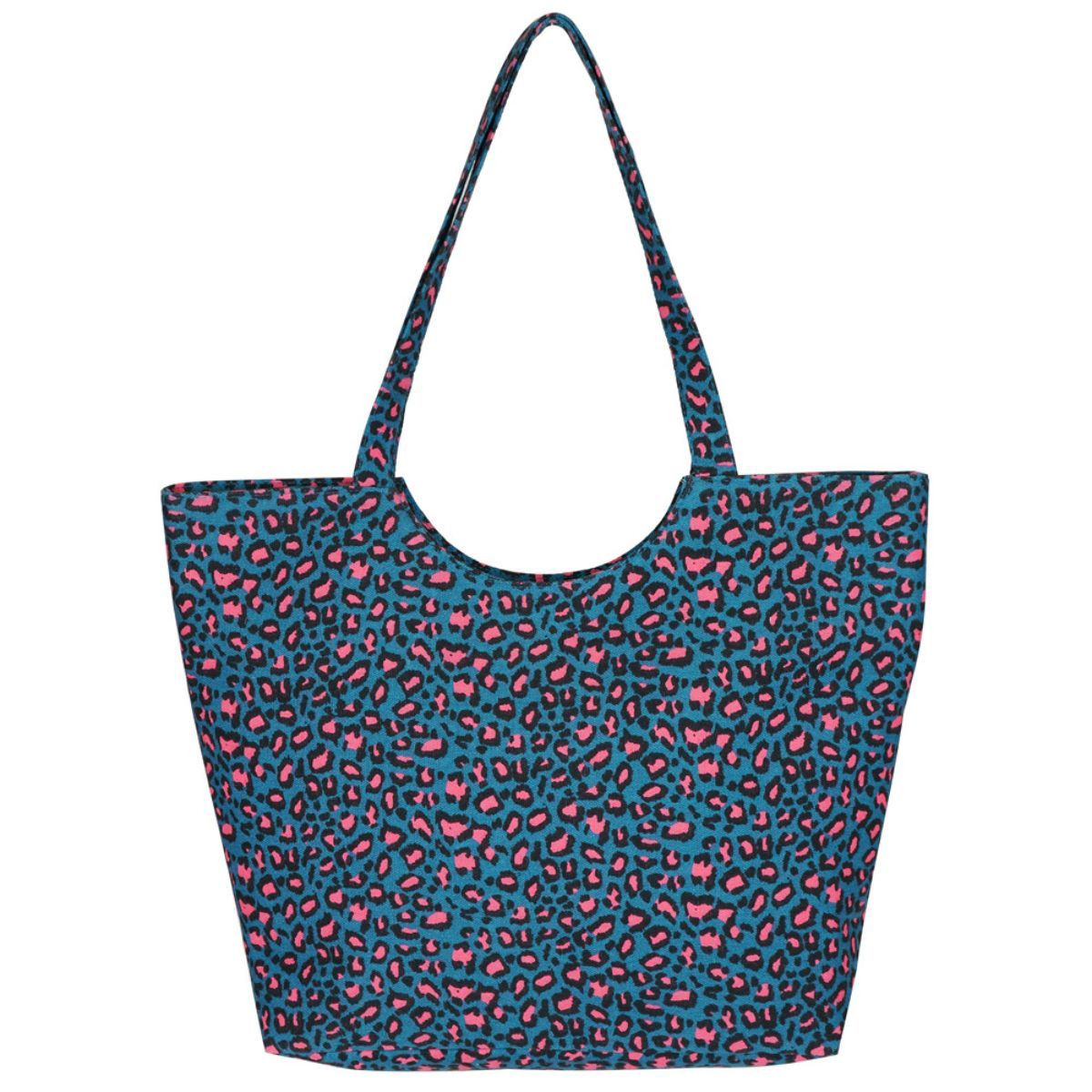 Blue Leopard Tote Bag