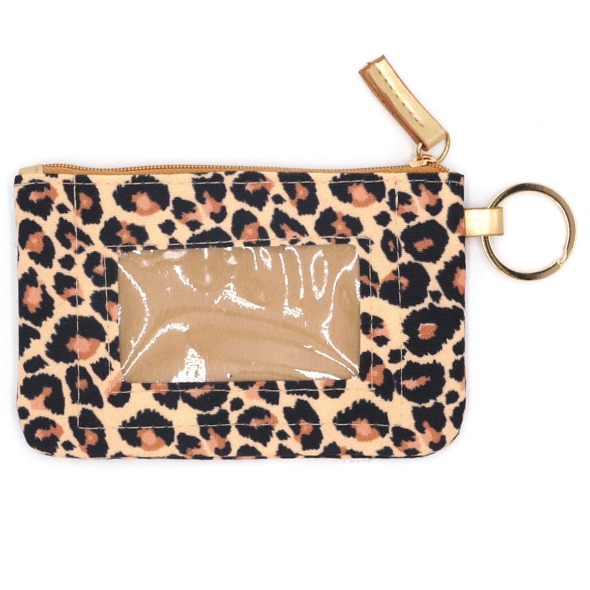 Leopard Print ID Wallet