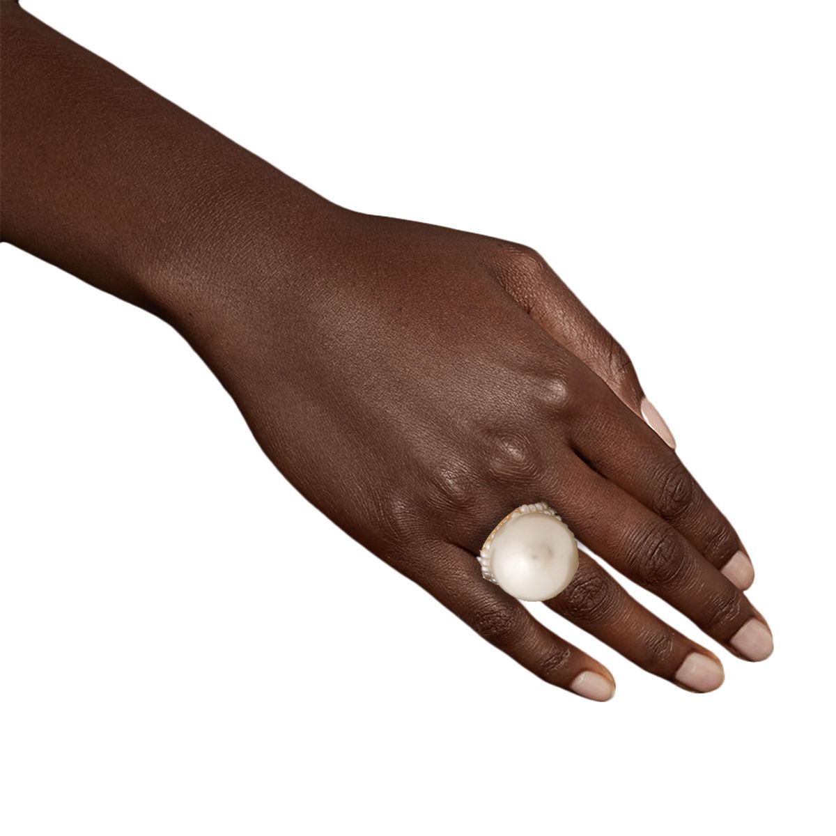 Jumbo Cream Pearl Ring