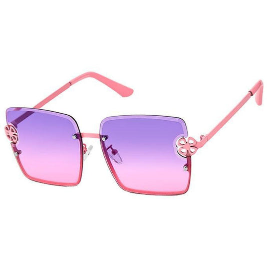 Pink Square Clover Sunglasses